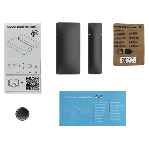 Датчик дверей TEDEE Door sensor Bluetooth, чорний
