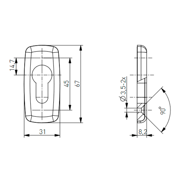 Накладки MEDOS Merkury під циліндр