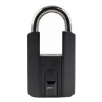 Розумний навісний замок PES Titan Bluetooth, чорний