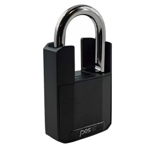 Розумний навісний замок PES Titan Bluetooth, чорний