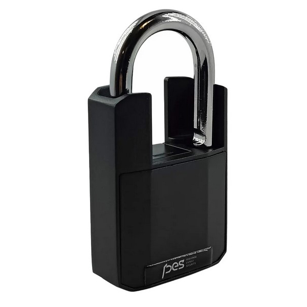 Розумний навісний замок PES Titan Bluetooth, чорний