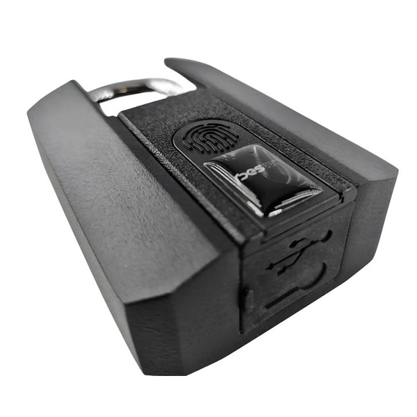 Розумний навісний замок PES Titan Bluetooth, чорний