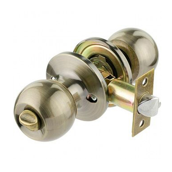 Ручка-заскочка BRUNO 607 BS60/70 мм, антична латунь