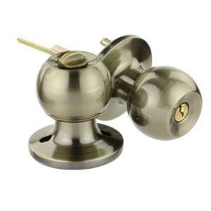 Ручка-заскочка BRUNO 607 BS60/70 мм, антична латунь