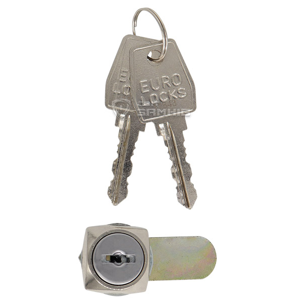 Замок меблевий EUROLOCK прямий, великий