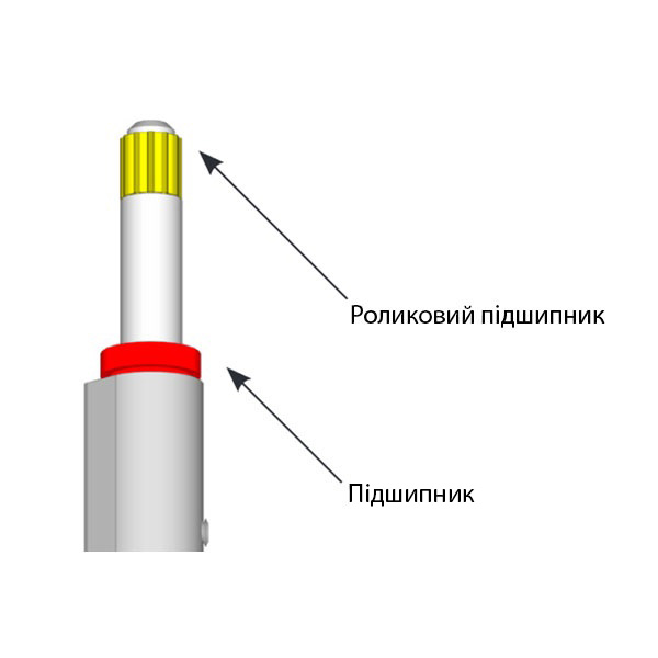 Приварний завіс ALDEGHI LUIGI 1250 з регулюванням (150 мм)