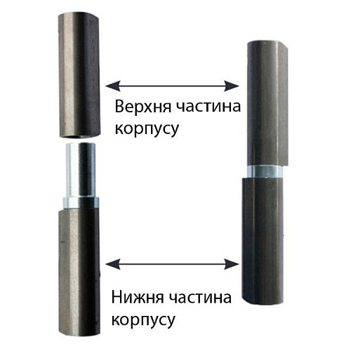 Приварний пружинний завіс ALDEGHI LUIGI 1254 (155 мм)